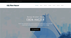 Desktop Screenshot of gkj-ebenhaezer.org