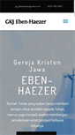 Mobile Screenshot of gkj-ebenhaezer.org
